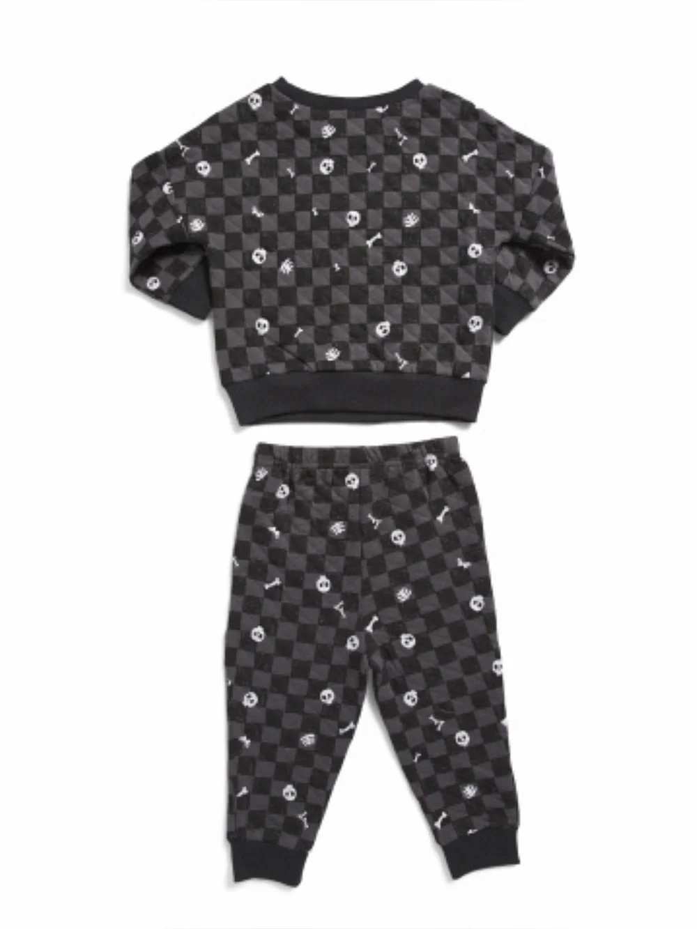 NEW! Lila & Jack Checkered Skull Lounge Set Size 4